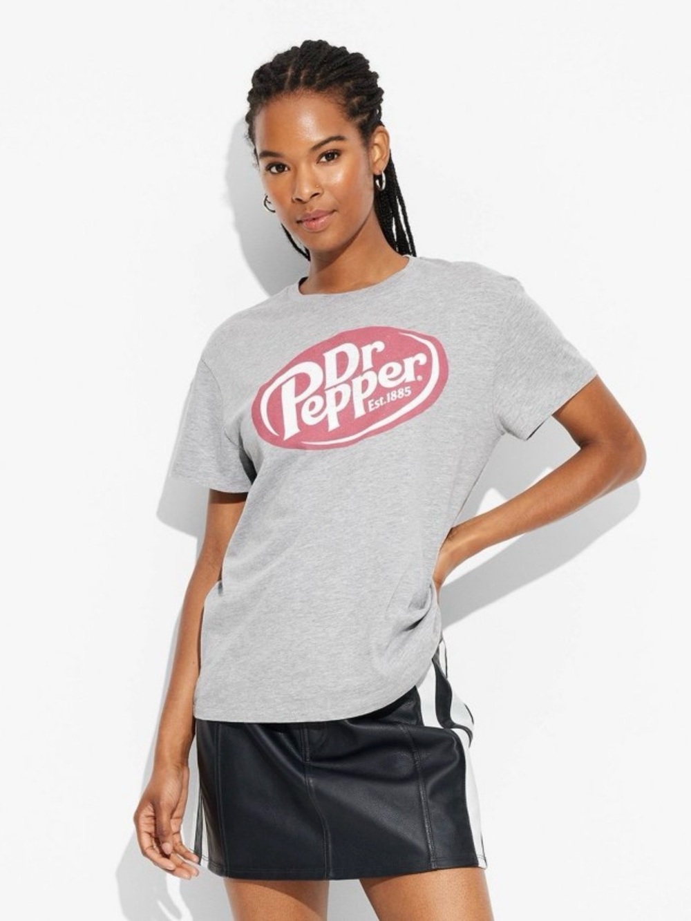 Dr Pepper Logo Gray Tee - NWT XL